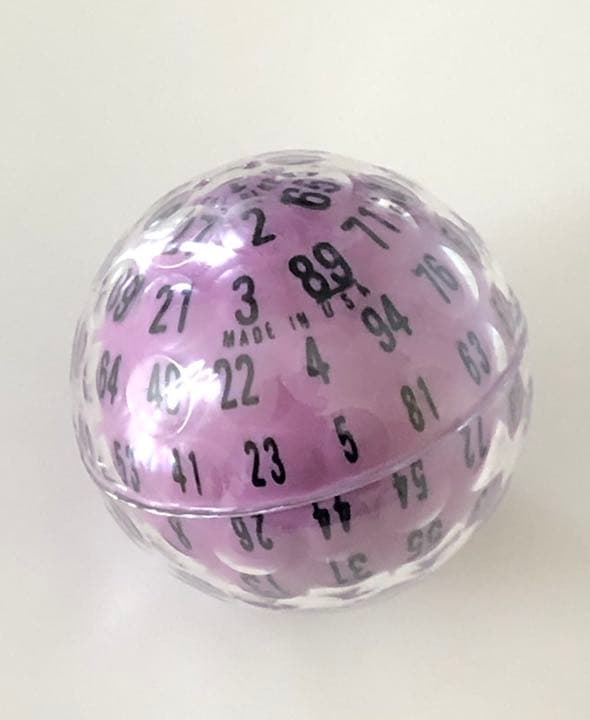 GAMESCIENCE社製 100面ダイス　紫