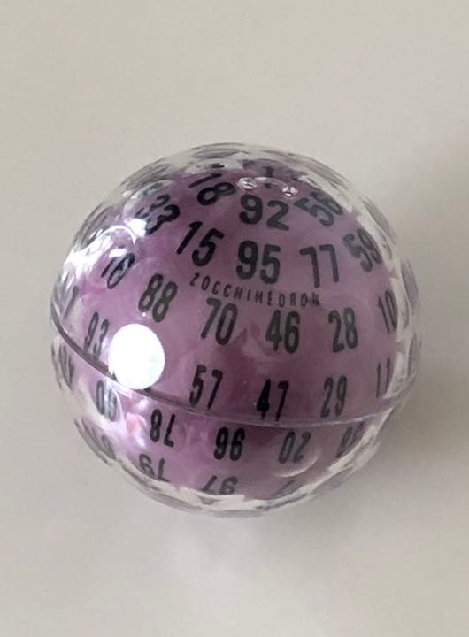 GAMESCIENCE社製 100面ダイス　紫