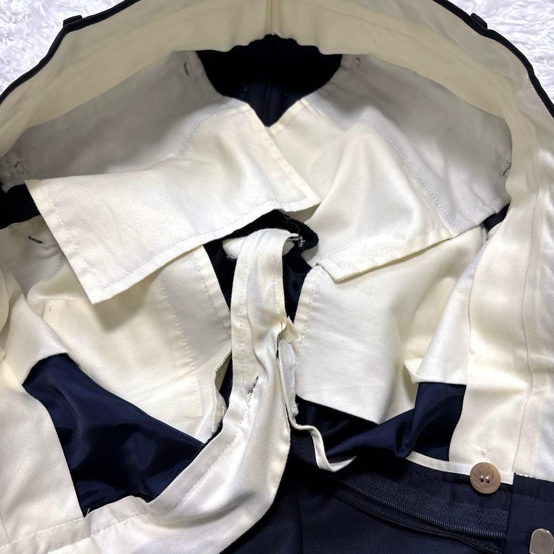 外装美品✨ポールスチュアート ビジネススーツ スリーピース 光沢 黒 総裏