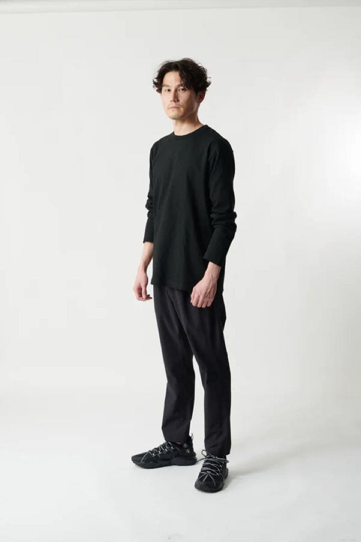 relive リライブ シャツ 長袖無地 & レディーススパッツ 上下セット M