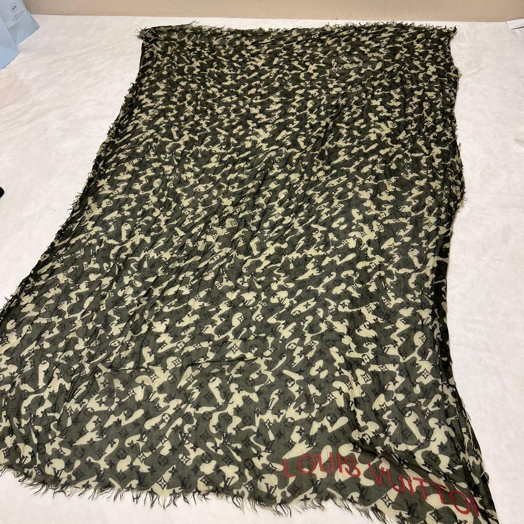 チェルシーマーケット　Louis Vuitton 村上隆 ストール　迷彩