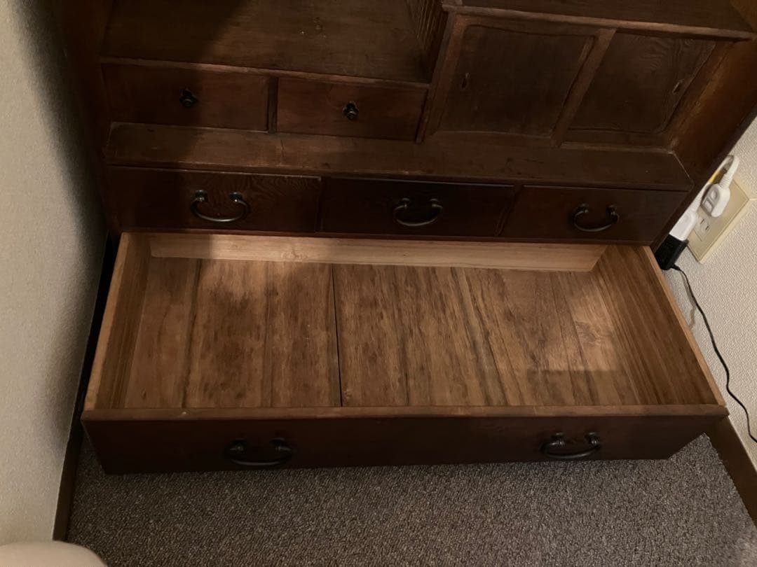 古道具　アンティーク　木製棚