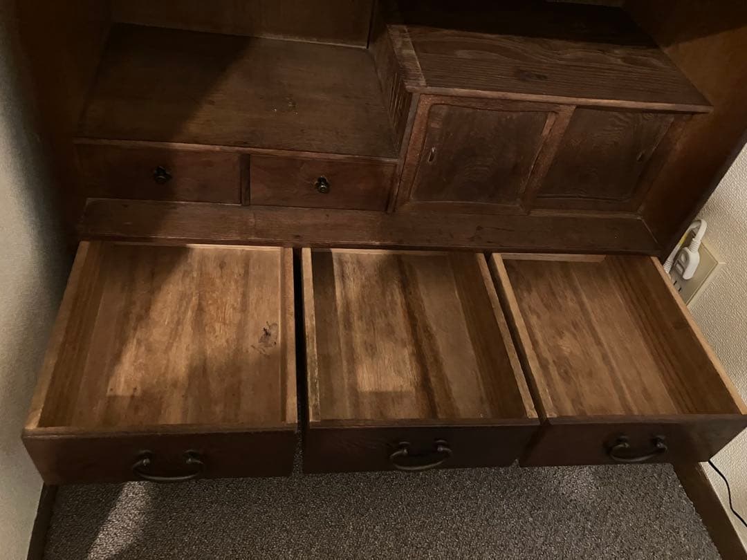 古道具　アンティーク　木製棚