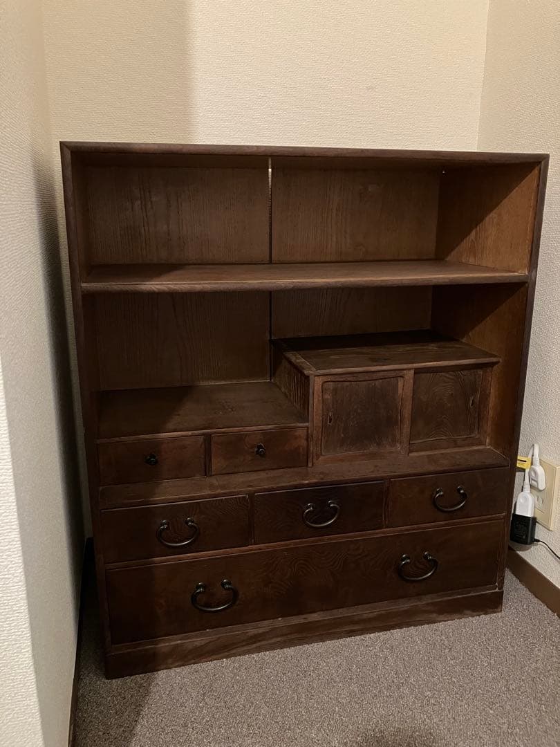 古道具　アンティーク　木製棚