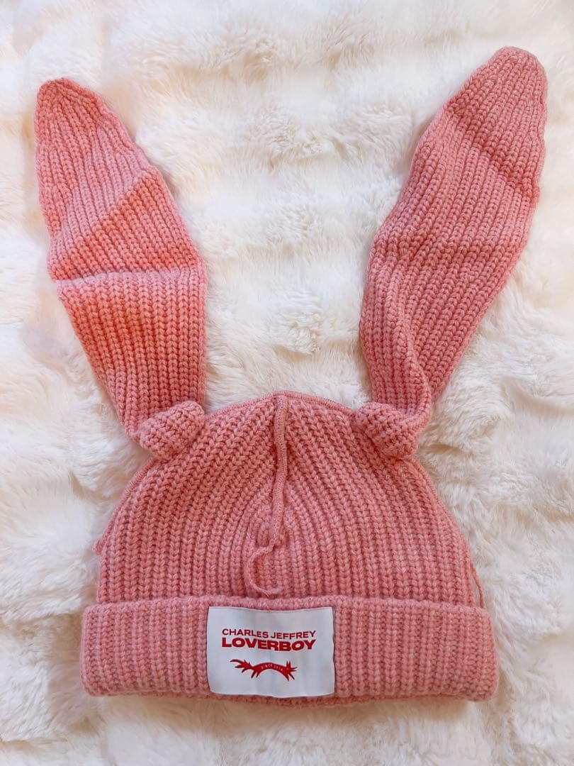 loverboy ラバーボーイ ニット帽 うさ耳 チャンビン チェウォン