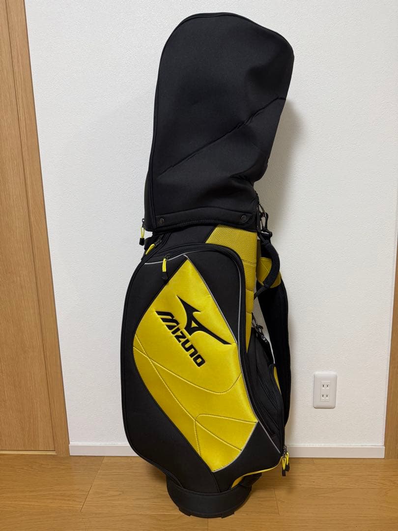 MIZUNOGOLF ミズノゴルフバック　イエロー✖︎ブラック新品未使用タグ付き⭐︎