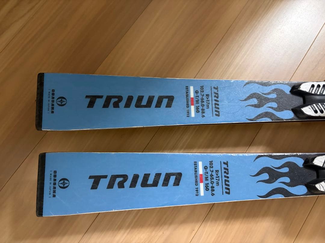 ★24年モデル★オガサカ スキー板 トライアン G.TEAM/M 160m