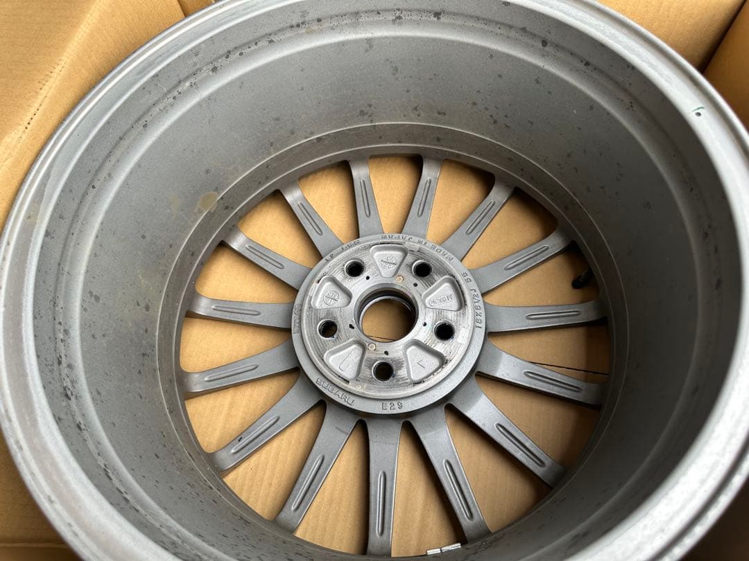 東*軍様 スバル ホイール 18×8 1/2J 55 E29 ENKEI 1本