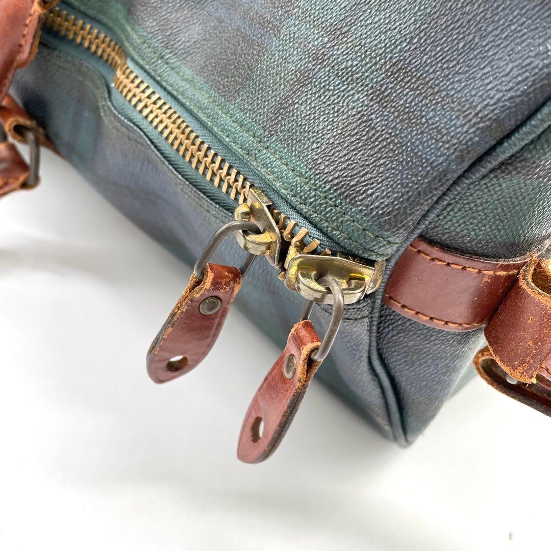 【美品】ポロラルフローレン　2way ボストンバッグ　チェック柄　PVC 大容量