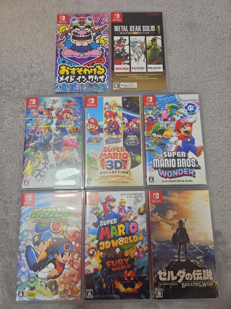 Nintendo Switch ゲームソフトセット まとめ売りのためバラ売不可