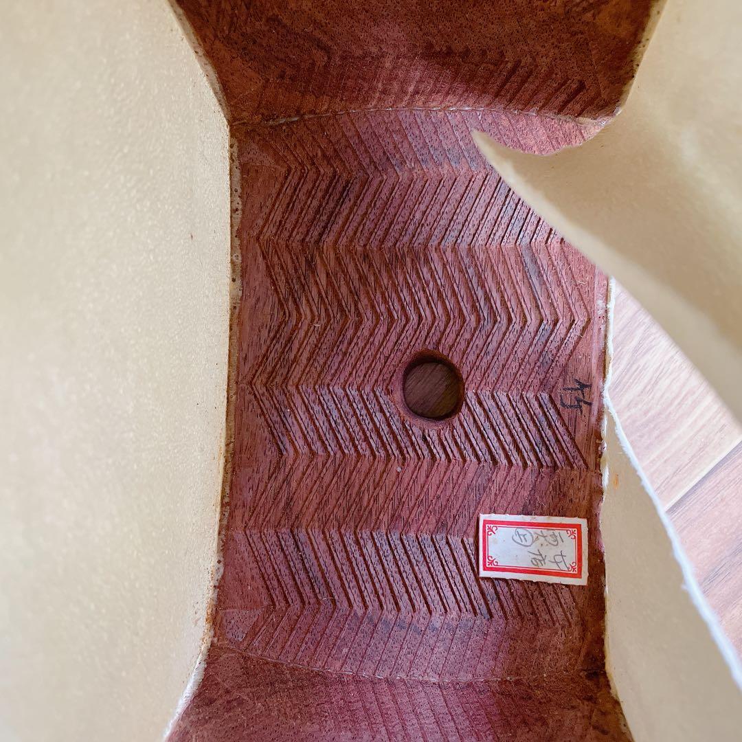 三味線 細棹 金細 K18 二本溝 虎トチ紅木 子持ち綾杉胴 天然素材糸巻き