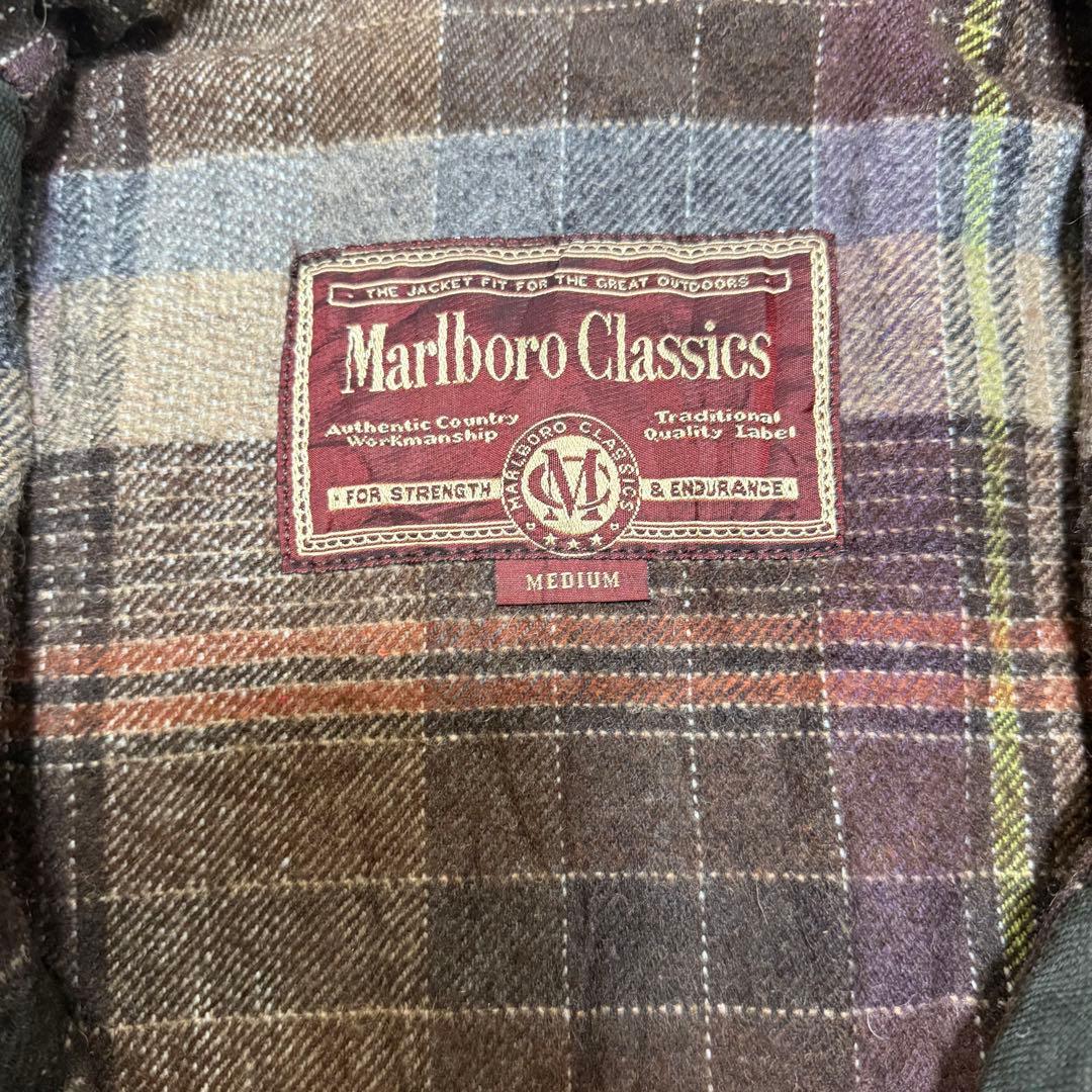 Marlboro Classics カバーオール 90s マルボロ 襟レザー