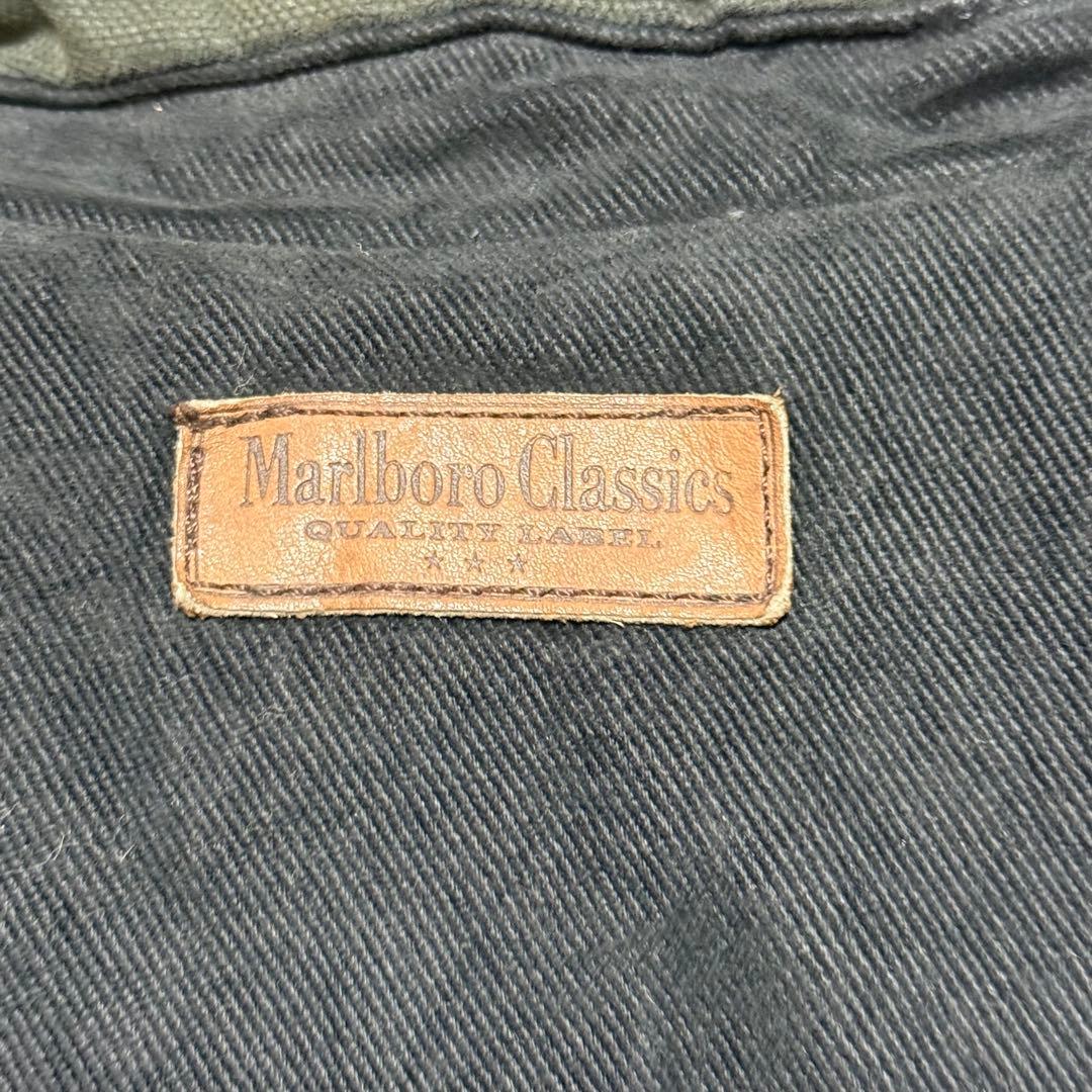 Marlboro Classics カバーオール 90s マルボロ 襟レザー