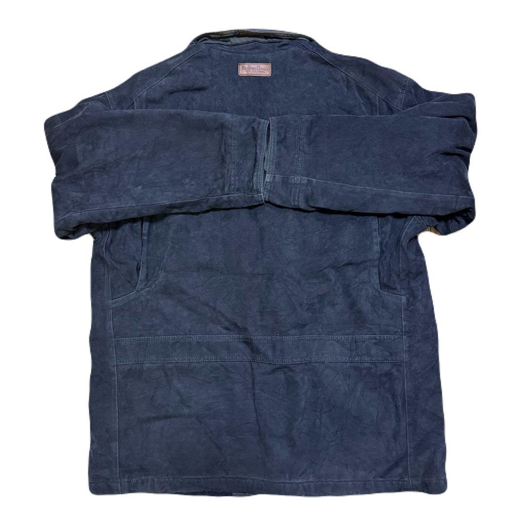 Marlboro Classics カバーオール 90s マルボロ 襟レザー