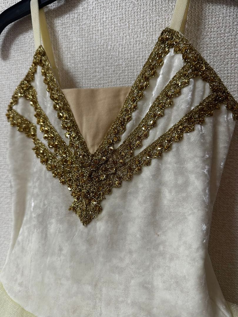 バレエ衣装 クリーム色 チュール スカート