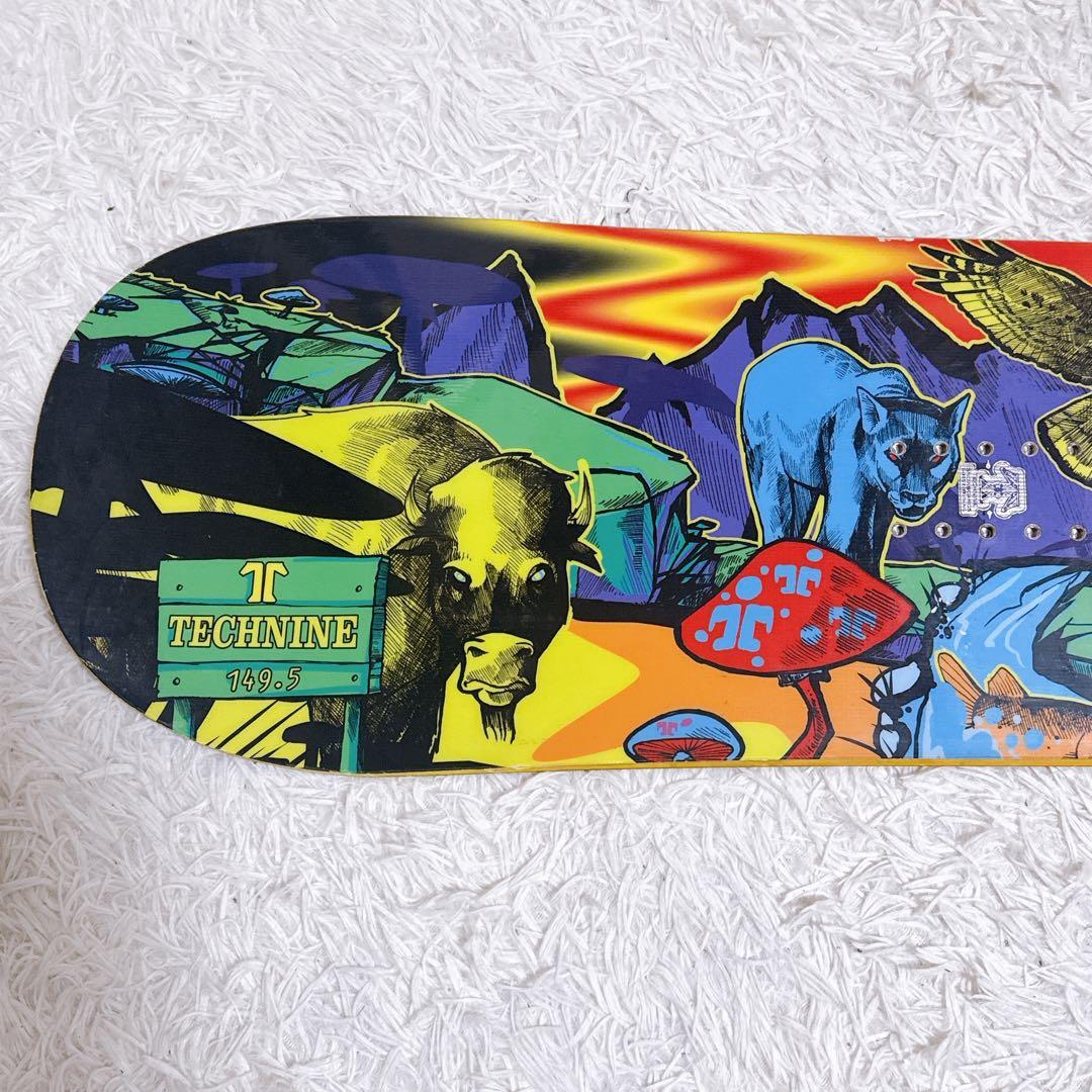 TECHNINE テックナイン スノーボード 149.5cm 総柄 アニマル