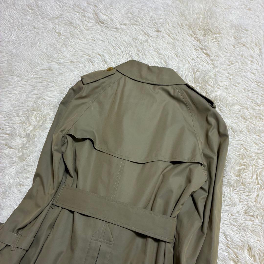 着丈114cm 英国製　玉虫色　バーバリー　トレンチコート　ライナー　ベルト