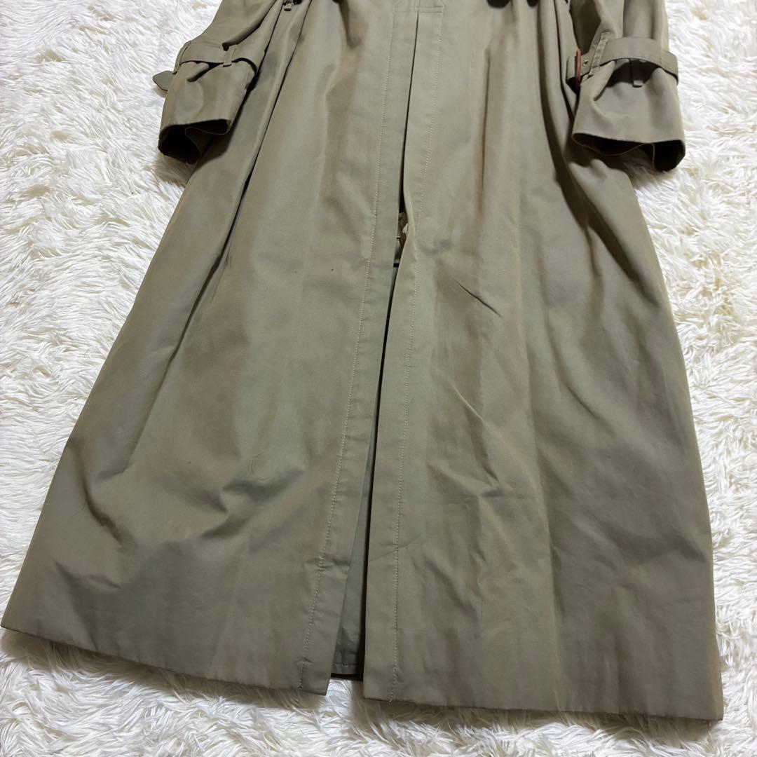 着丈114cm 英国製　玉虫色　バーバリー　トレンチコート　ライナー　ベルト