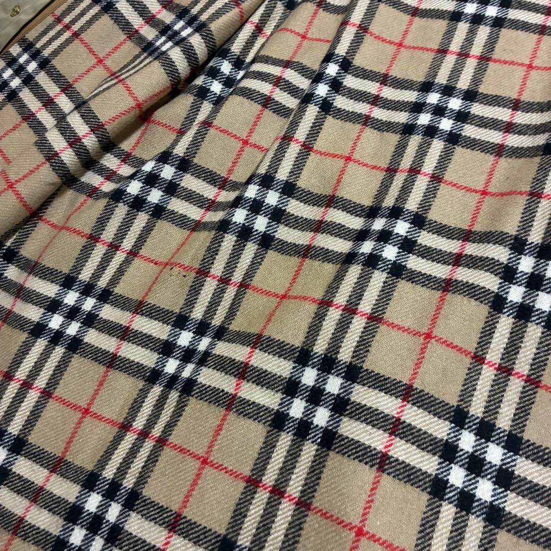 着丈114cm 英国製　玉虫色　バーバリー　トレンチコート　ライナー　ベルト