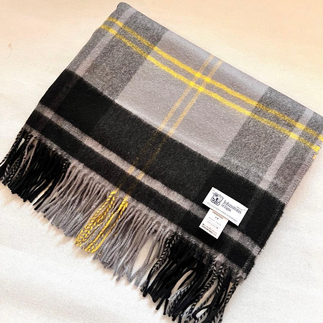 【国内正規品】ジョンストンズ　カシミア100% 大判ストール