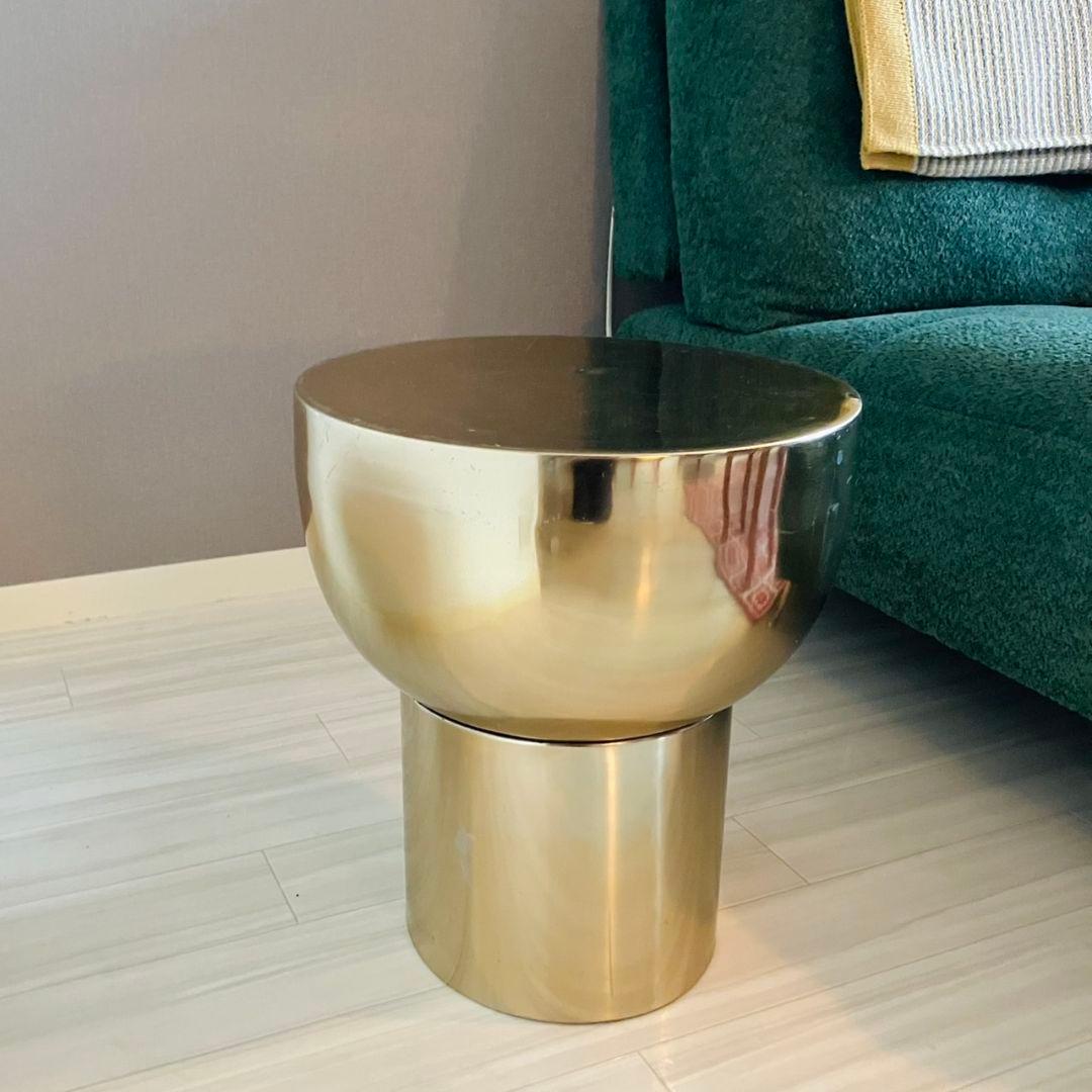 ZARA  ザラホーム サイドテーブル スツール ゴールド