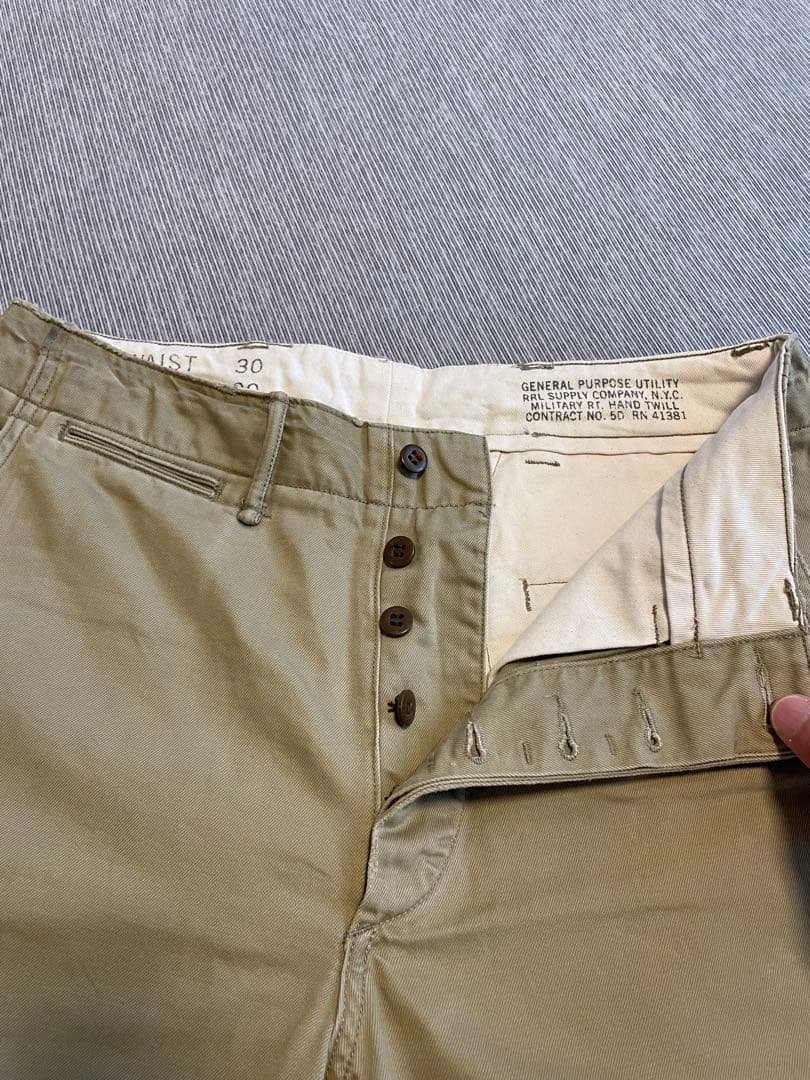 RRL ダブルアールエル チノパン フィールドチノ　30×30