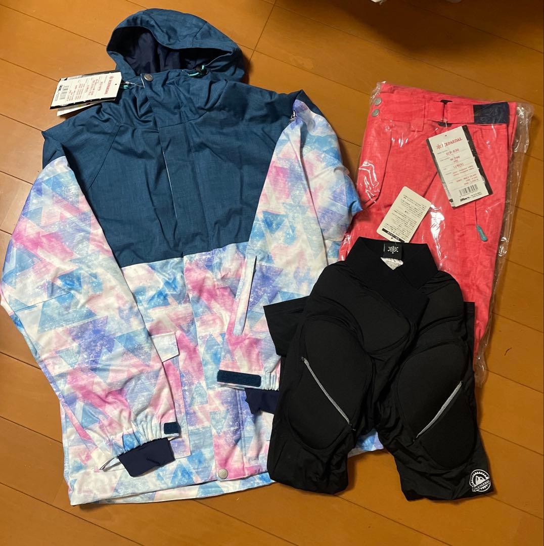 ICEPARDAL スノーボードウェアセット(ヒップガード付き)