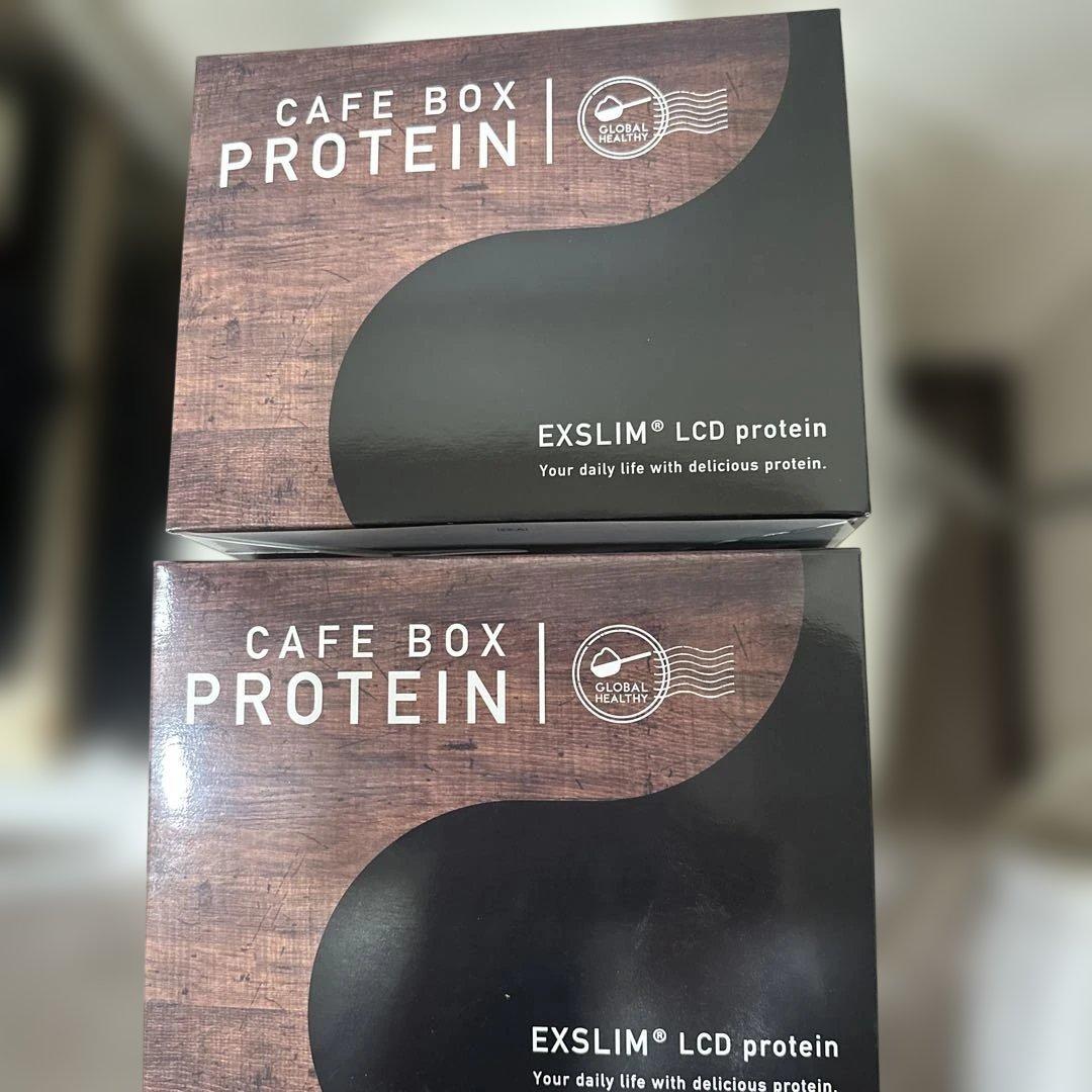 エクサスリムPROTEIN ココア味 50gが１４袋タンパク質　2箱　おまけ付き