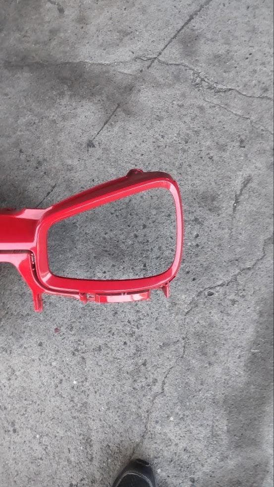 送料無料 アルト HA36 フロントグリル メガネガーニッシュ レッド 赤