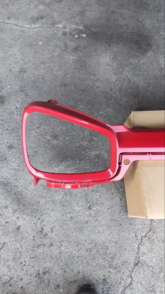 送料無料 アルト HA36 フロントグリル メガネガーニッシュ レッド 赤