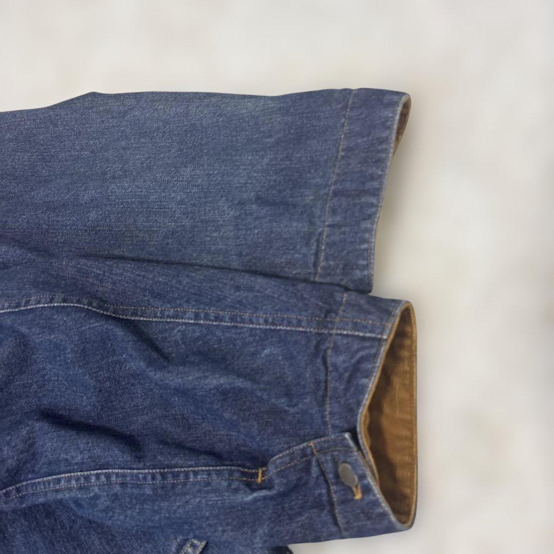 もぐ　カバーオールXL ロゴワッペン　コーデュロイ