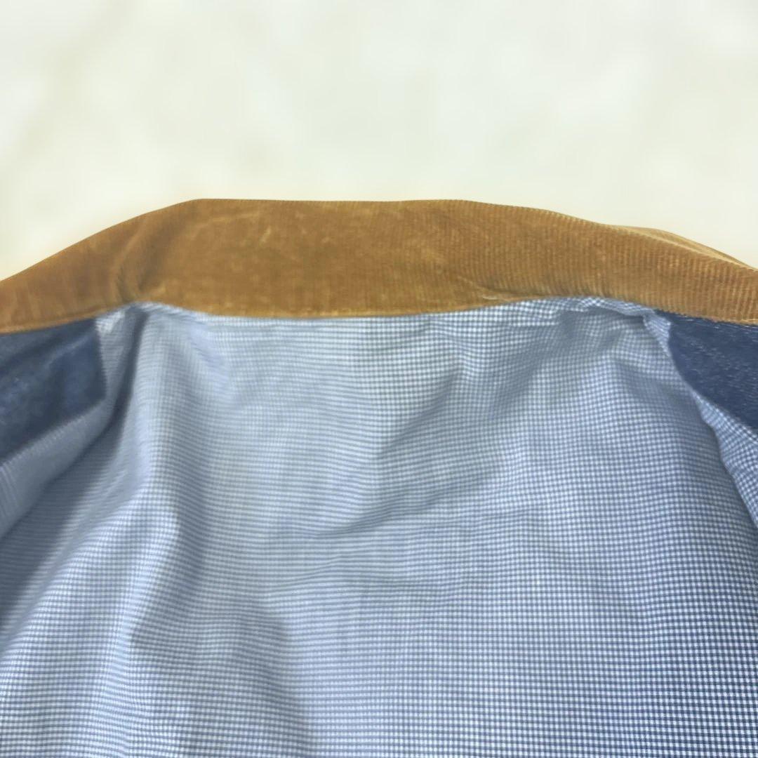 もぐ　カバーオールXL ロゴワッペン　コーデュロイ