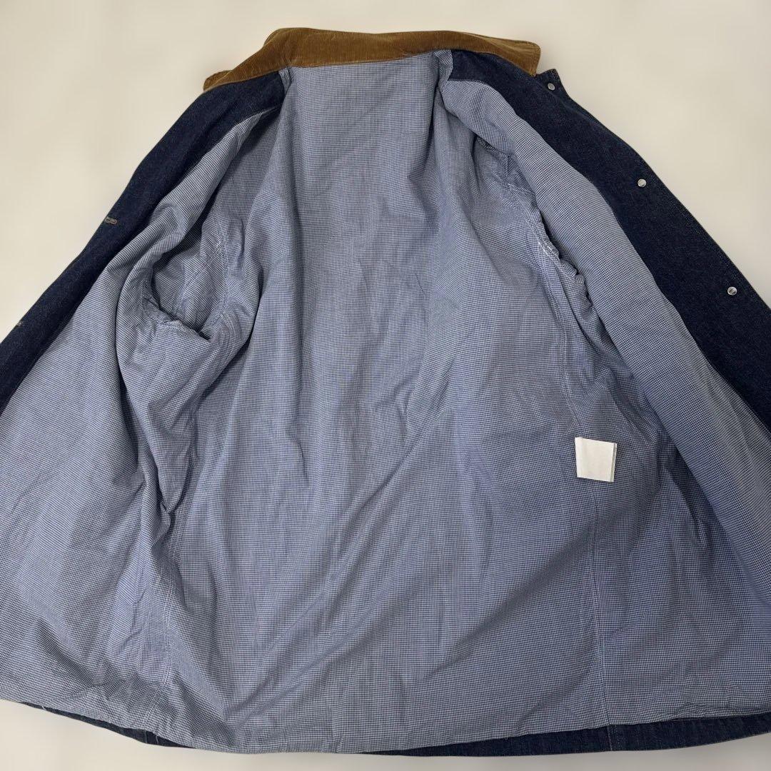 もぐ　カバーオールXL ロゴワッペン　コーデュロイ