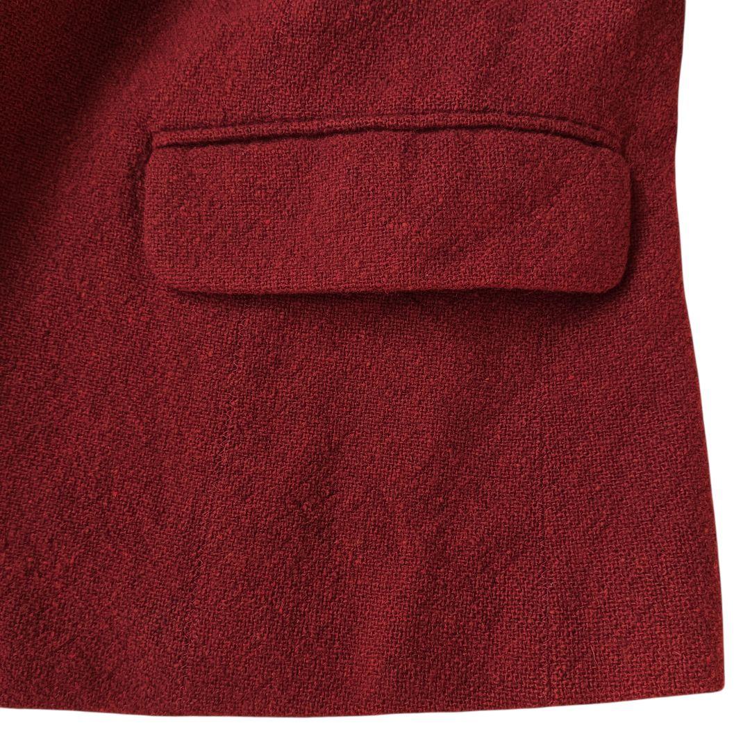 【ヨーガンレール】ウールテーラードジャケット М テラコッタ