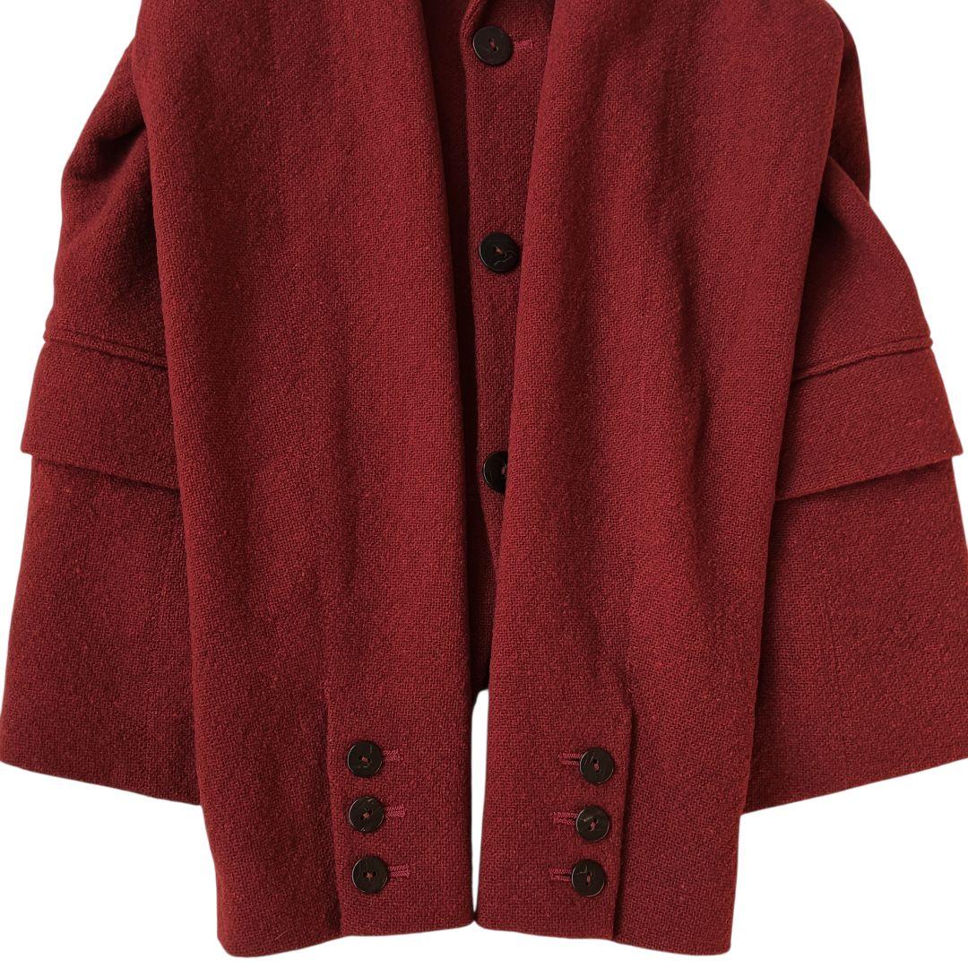 【ヨーガンレール】ウールテーラードジャケット М テラコッタ