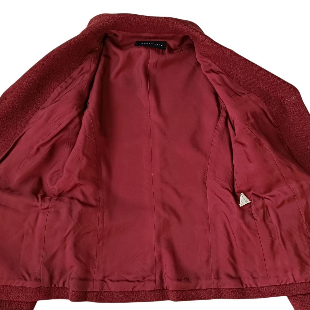 【ヨーガンレール】ウールテーラードジャケット М テラコッタ