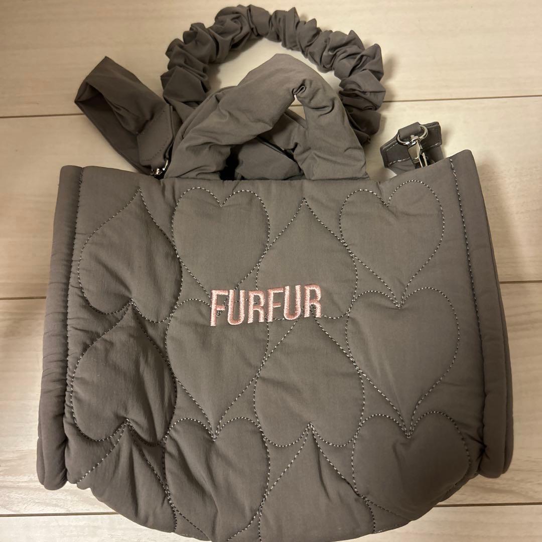 FURFUR オフィシャルサイト限定カラー ハートキルティングバッグ