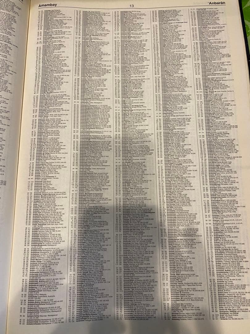 洋書世界地図ATLAS OF THE WORLD大判　貴重　地図マニア