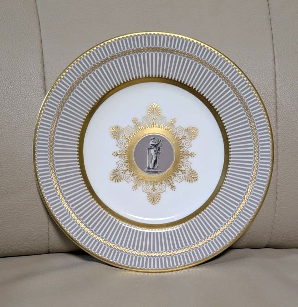 ウェッジウッド アンセミオン グレイ 23cm プレート