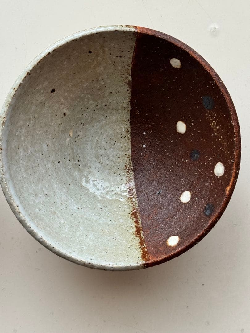 【未使用】岡崎順子さん 小鉢2個セット カトラリー柄 ドット柄