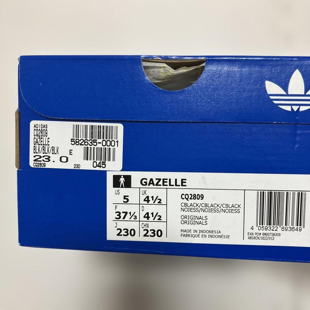 【タグ付き】adidas CQ2809 GAZELLE ガゼル　ブラック
