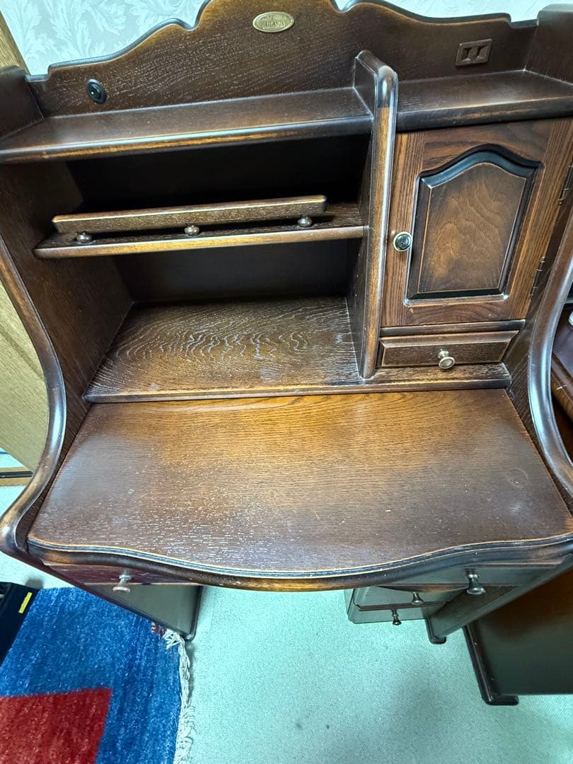 ①【机本体】ATLANTA デスクビューロドレッサ(②引き出し③椅子、出品中)