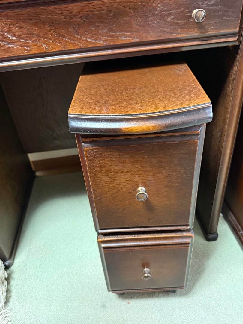 ①【机本体】ATLANTA デスクビューロドレッサ(②引き出し③椅子、出品中)