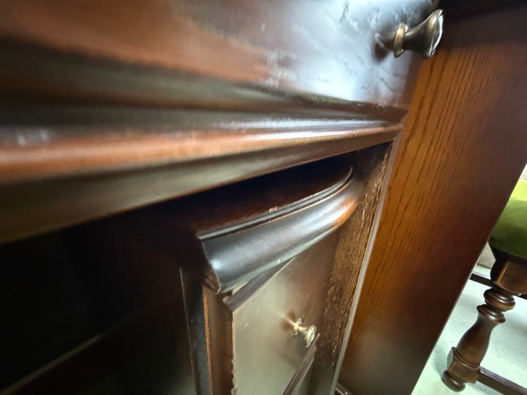 ①【机本体】ATLANTA デスクビューロドレッサ(②引き出し③椅子、出品中)