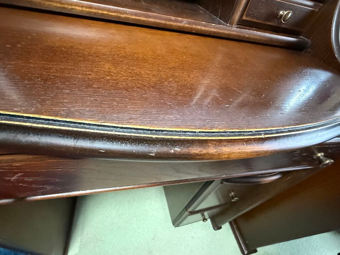 ①【机本体】ATLANTA デスクビューロドレッサ(②引き出し③椅子、出品中)