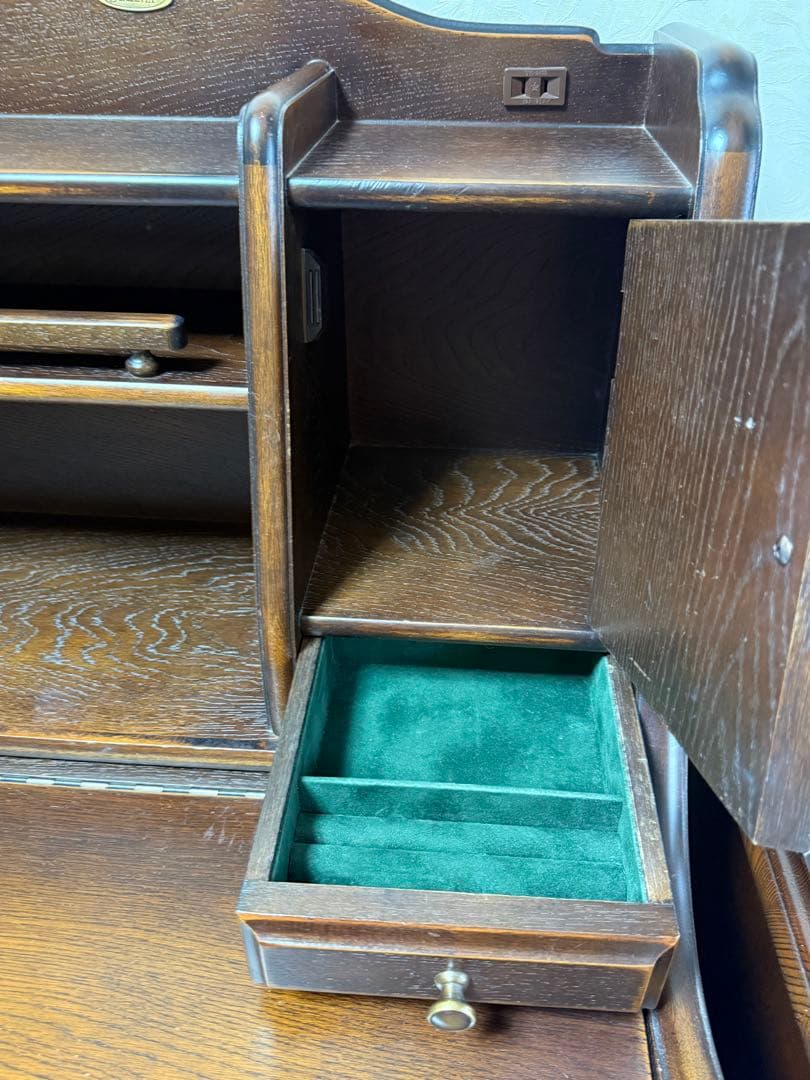 ①【机本体】ATLANTA デスクビューロドレッサ(②引き出し③椅子、出品中)