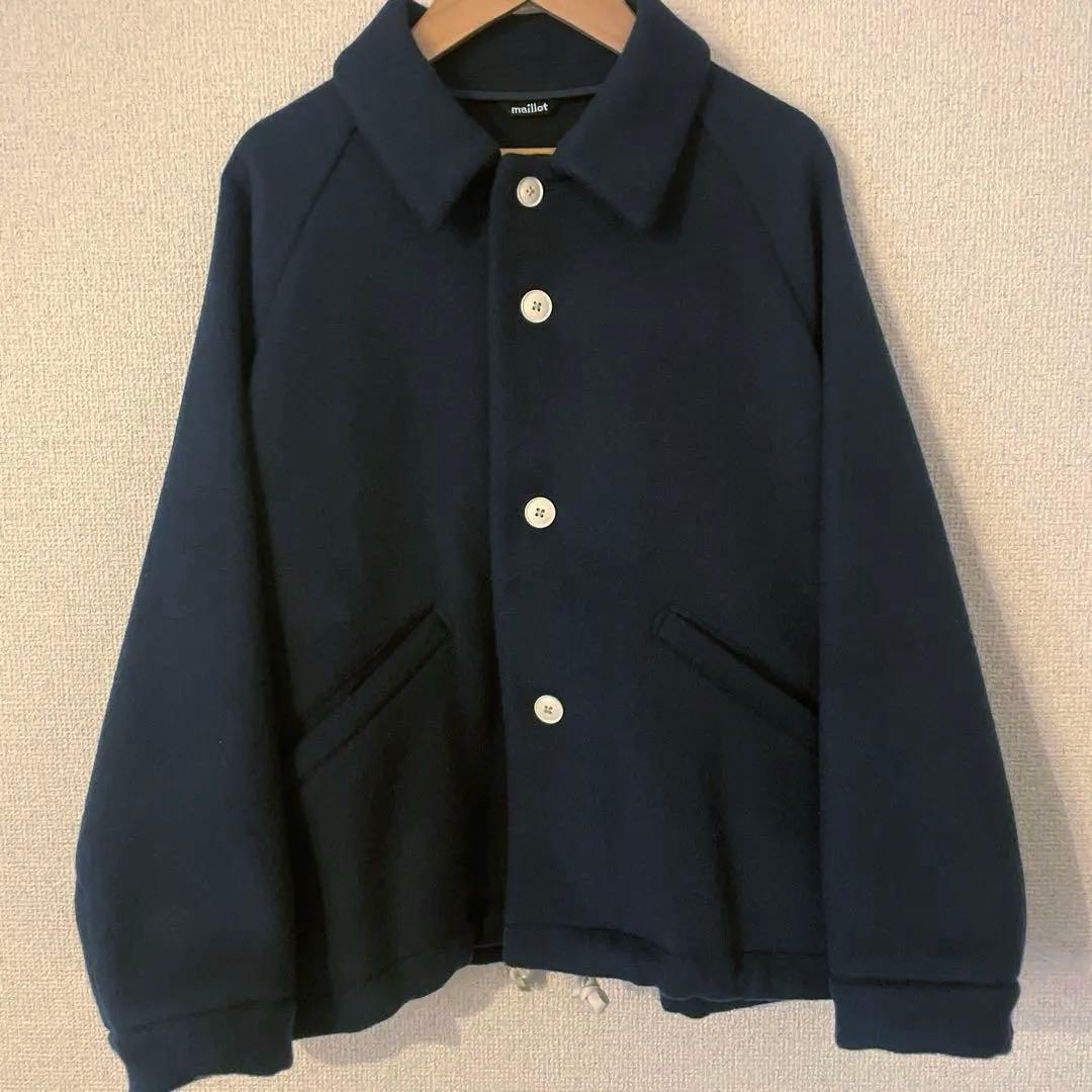 【美品】maillot mature /ウールコーチジャケット