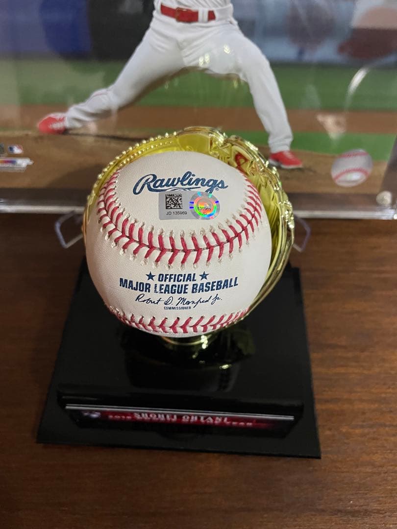 【S】大谷翔平 直筆サインボール 2018年 MLBホログラム