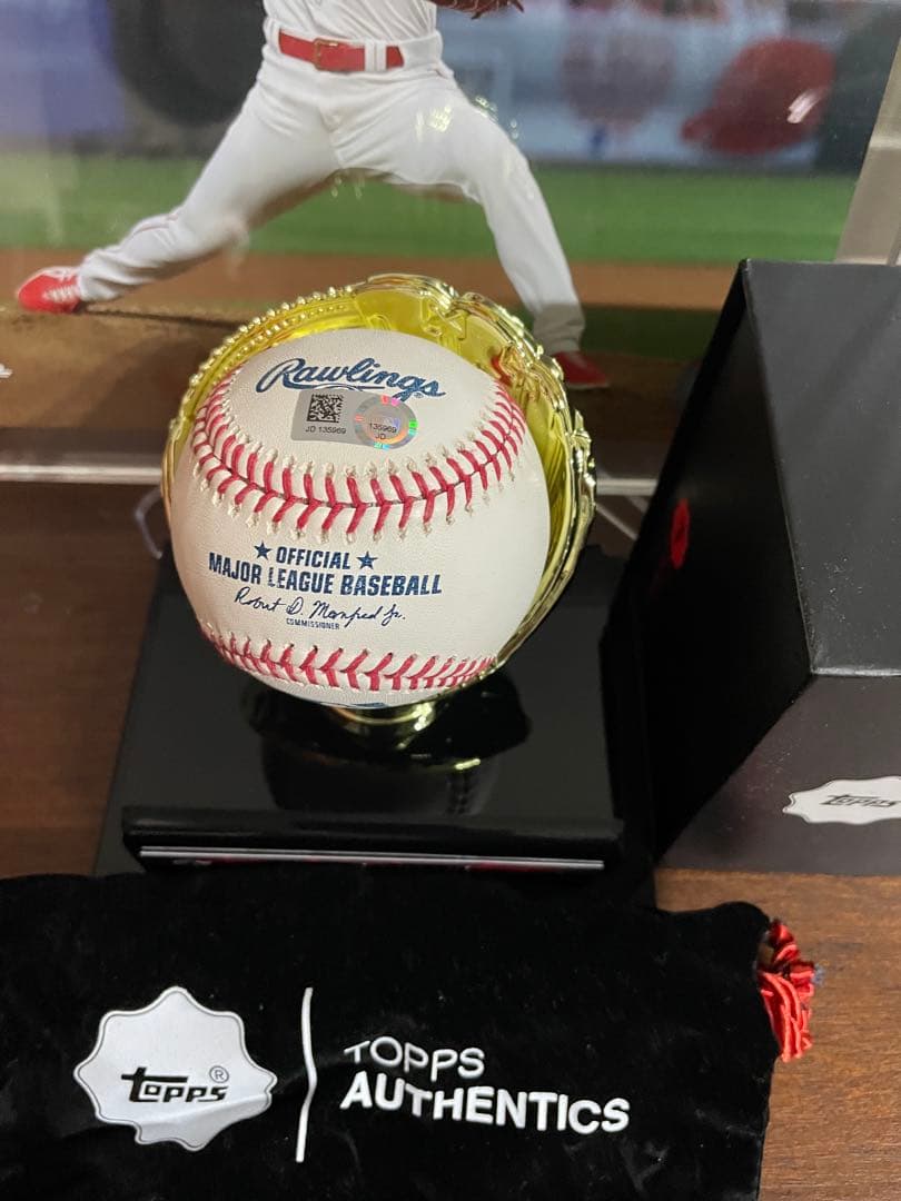 【S】大谷翔平 直筆サインボール 2018年 MLBホログラム