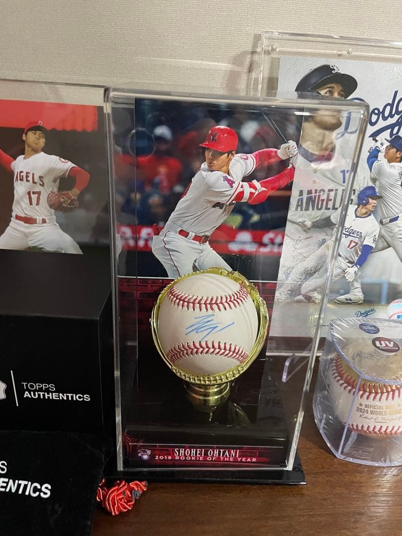 【S】大谷翔平 直筆サインボール 2018年 MLBホログラム